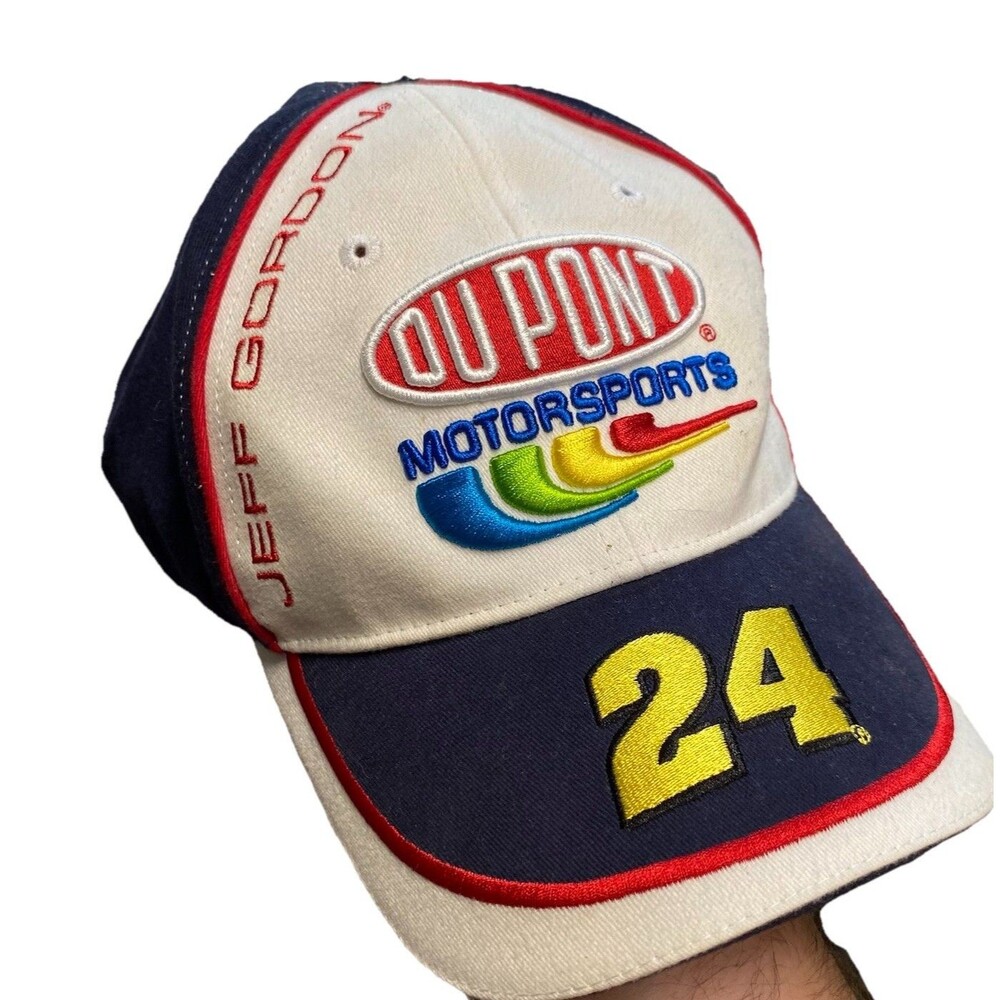 Vintage Jeff Gordon Nascar Hat Cap DuPont Winners Circle 90s Y2K